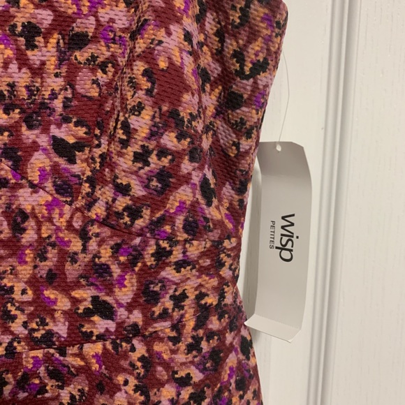 NWT Wisp Cleo Textured Knit Dress Size 4P - Picture 8 of 9